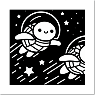 Cosmic turtles Posters and Art